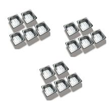 CONJ 20 CUBAS Gastronômicas Em INOX 1/6x65 mMm 900 ml + 20 TAMPAS 1/6 Em POLICARBONATO Com ABERTURA Para Colher SB CONJ 20 CUBAS Gastronômicas Em INOX 1/6x65 mMm 900 ml + 20 TAMPAS 1/6 Em POLICARBONATO Com ABERTURA Para Colher SB