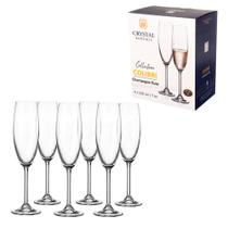 Conj. 24 Taças Champagne Cristal Bohemia 200ml (F3222) Conj. 24 Taças Champagne Cristal Bohemia 200ml (F3222)