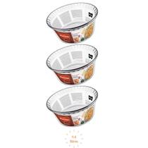 Conj 3 Travessa Soufle Vidro 2,4L Grande Nadir Forno Almoço Conj 3 Travessa Soufle Vidro 2,4L Grande Nadir Forno Almoço