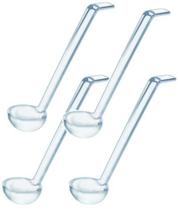 CONJ 4 CONCHAS PARA SERVIR TRANSPARENTE POLICARBONATO 26,8 cm CAMBRO