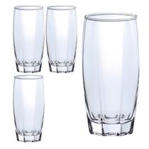 Conj. 4 Copos Luxo 370ml Flórida Vidro Transparente Grosso Conj. 4 Copos Luxo 370ml Flórida Vidro Transparente Grosso