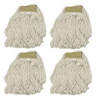 CONJ 4 Refil MOP ÚMIDO 320 g Linha Premium Loop com Cinta Cru