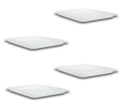 Conj 4 Tampa Cuba Gastronômica PP Vedante GN 1/6 Translucida CAMBRO