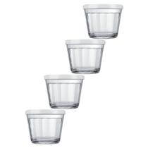 Conj. 4 Tigelas De Vidro Americano 350ml C/Tampa Nadir Conj. 4 Tigelas De Vidro Americano 350ml C/Tampa Nadir