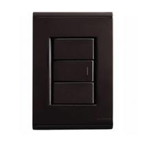 Conj. 4X2 1 Interruptor Simples 10A Preto Liz - Tramontina Conj. 4X2 1 Interruptor Simples 10A Preto Liz - Tramontina