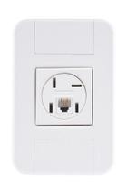 Conj 4X2 tomada telefone 4P RJ11 Tablet Tramontina 57240018 Conj 4X2 tomada telefone 4P RJ11 Tablet Tramontina 57240018