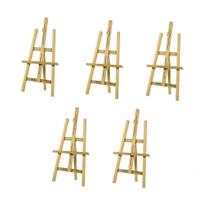 CONJ 5 Cavaletes de Mesa Para Pintura Madeira Pinus Cor Natural 75 cm SOUZA 4105