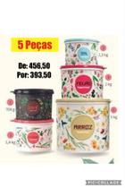 Conj 5 peças Tuperware -