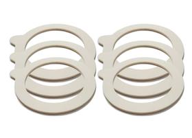 Conj 6 Borracha Anel Vedação 80 mm Para Potes Fido Bormioli Rocco De 125 ml e 200 ml Conj 6 Borracha Anel Vedação 80 mm Para Potes Fido Bormioli Rocco De 125 ml e 200 ml