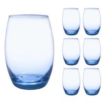 Conj. 6 Copos Grandes California 450ml Azul Vinho