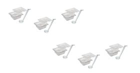 CONJ 6 CUBAS Gastronômicas Em POLICARBONATO GN 1/6X65 mm 900 ml + 6 TAMPAS 1/6 Em POLI Com ABERTURA CAMBRO + 6 CONCHAS POLI CAMBRO CONJ 6 CUBAS Gastronômicas Em POLICARBONATO GN 1/6X65 mm 900 ml + 6 TAMPAS 1/6 Em POLI Com ABERTURA CAMBRO + 6 CONCHAS POLI CAMBRO