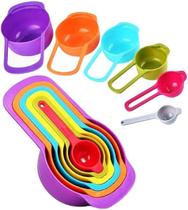 Conj 6 Medidores Para Culinária Coloridos Encaixáveis Conj 6 Medidores Para Culinária Coloridos Encaixáveis