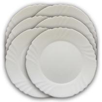 CONJ 6 PRATOS DE SOBREMESA 20 cm EBRO BORMIOLI ROCCO