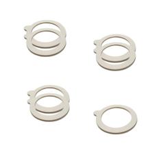 Conj 7 Borracha Anel Vedação 90 mm Para Potes Fido Bormioli Rocco de 350 ml Até 2 Litros Conj 7 Borracha Anel Vedação 90 mm Para Potes Fido Bormioli Rocco de 350 ml Até 2 Litros