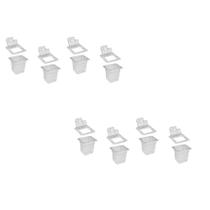 CONJ 8 CUBAS GASTRONÔMICAS Em POLICARBONATO GN 1/6X150 mm 2,2 Litros + 8 TAMPAS 1/6 Em POLI Com FLIP. DOBRADIÇA e ABERTURA CAMBRO CONJ 8 CUBAS GASTRONÔMICAS Em POLICARBONATO GN 1/6X150 mm 2,2 Litros + 8 TAMPAS 1/6 Em POLI Com FLIP. DOBRADIÇA e ABERTURA CAMBRO
