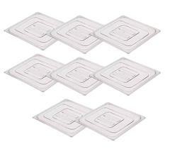 CONJ 8 TAMPAS 1/6 Em POLICARBONATO Para Cubas Gastronômica GN 1/6 Poli CAMBRO