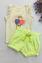 Conj. blusa c/ short day dream p-gg mc 31061 iaze