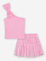 Conj blusa e saia/shorts cinti