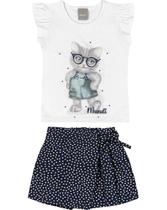Conj. blusa/ shorts saia/tam: 4/fem Conj. blusa/ shorts saia/tam: 4/fem