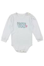 Conj. Body Branco c/ Shorts Saia Azul