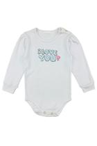 Conj. Body Branco c/ Shorts Saia Azul