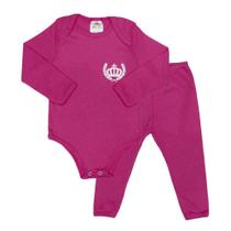 Conj. Body Manga Longa e Calça de Ribana Conj. Body Manga Longa e Calça de Ribana