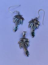 Conj brinco e ping prata 925 Conj brinco e ping prata 925