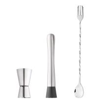 Conj Caipirinha 3pcs Inox Rojemac Conj Caipirinha 3pcs Inox Rojemac