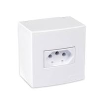 Conj Caixa Sobrepor 1 Tomada 20A 75x75 BR Sleek MarGirius