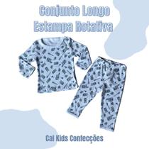 Conj. Camisa/Calca Longo Estampa Rotativa Masculino 100% Algodao Conj. Camisa/Calca Longo Estampa Rotativa Masculino 100% Algodao
