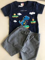 Conj. camiseta bermuda tam 3/masc