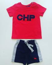 Conj. Camiseta M/Malha/Bermuda Moletinho Charpey