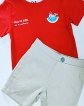 Conj. Camiseta malha+ bermuda Conj. Camiseta malha+ bermuda