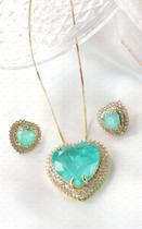 Conj. Colar e Brinco em Fusion Conj. Colar e Brinco em Fusion