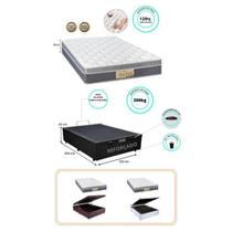 Conj. Colchão Sankonfort Sleep Fresh Medida Especial Viúva 120x203x30 c/ Cama Box Baú Medida Especial 120x203 Conj. Colchão Sankonfort Sleep Fresh Medida Especial Viúva 120x203x30 c/ Cama Box Baú Medida Especial 120x203