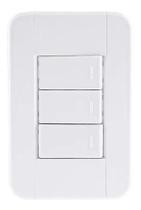 Conj com 3 Interruptores Simples 10a Tablet Branco 57240070