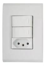Conj com Interruptores Paralelos 10a Tomada 20a Liz 57170075 Conj com Interruptores Paralelos 10a Tomada 20a Liz 57170075