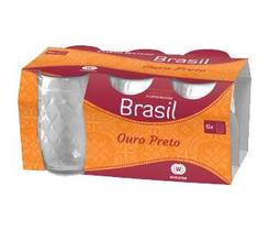Conj Copo Ouro Preto 6 Pçs Weathon