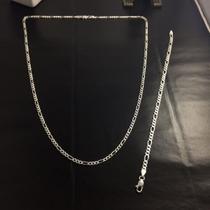 Conj. Corrente/pulseira Prata Maciça 925 Masculina 70cm 20cm