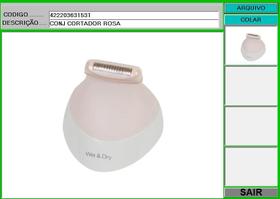Conj Cortador Rosa P/ Depilador Philips Brl180 Original Conj Cortador Rosa P/ Depilador Philips Brl180 Original