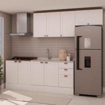 Conj Cozinha 5 Pçs 8 Pts 3 Gav Iluminata Branco/Ebano Conj Cozinha 5 Pçs 8 Pts 3 Gav Iluminata Branco/Ebano