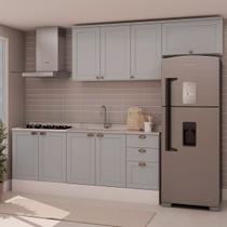 Conj Cozinha 5 Pçs 8 Pts 3 Gav Iluminata Brco/Fendi/Mineral