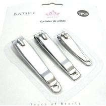 Conj De Cortador De Unhas Composto De 3 Pecas Batiki 05461 Conj De Cortador De Unhas Composto De 3 Pecas Batiki 05461