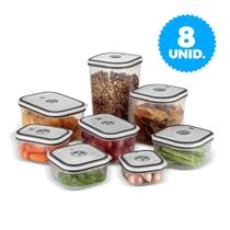Conj. De Potes Electrolux Herméticos Plástico 8Unid 41046083 Conj. De Potes Electrolux Herméticos Plástico 8Unid 41046083