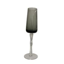 Conj De Tacas De Champagne Cinza - 6 Pcs Jl0071