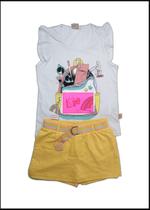Conj fem blusa love m/m shorts saia moletinho 4/10 Conj fem blusa love m/m shorts saia moletinho 4/10