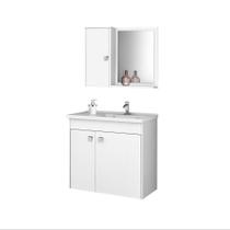 Conj Gabinete Munique Bechara Móveis Branco 2074287 Banheiro