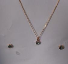 Conj gargantilha e brincos estrela Conj gargantilha e brincos estrela