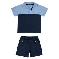 Conj. Infantil c/ Camisa Polo Bermuda Ref. 70092 Colorittá