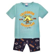 Conj. infantil menino camiseta urso california e bermuda - pipa - tam. 4 e 6 Conj. infantil menino camiseta urso california e bermuda - pipa - tam. 4 e 6